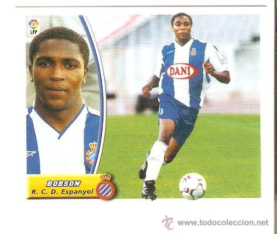 Cromos de f&uacute;tbol: EDICIONES ESTE 2003-2004 BOBSON (ESPA&Ntilde;OL) COLOCA - Foto 1