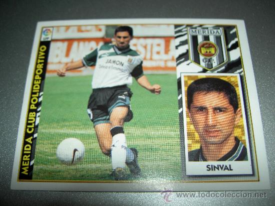 Cromos de f&uacute;tbol: CROMO SINVAL MERIDA CROMOS ALBUM LIGA FUTBOL EDICIONES ESTE 1997-1998 97-98