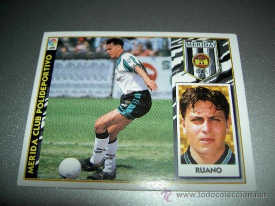 Fu&szlig;ball-Sticker: CROMO COLOCA RUANO MERIDA CROMOS ALBUM LIGA FUTBOL EDICIONES ESTE 1997-1998 97-98