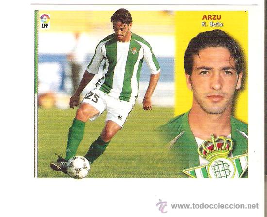 Cromos de f&uacute;tbol: EDICIONES ESTE 2002-2003 ARZU (BETIS) COLOCA - Foto 1