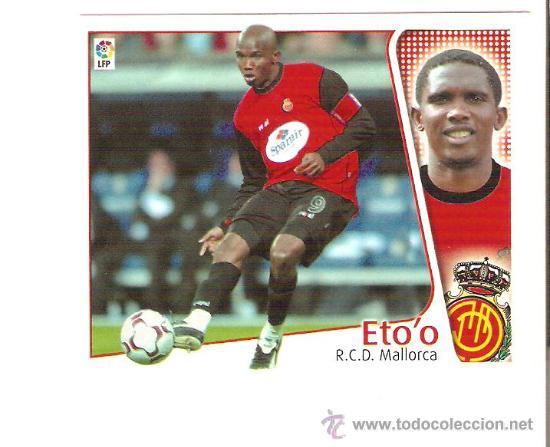 Cromos de f&uacute;tbol: EDICIONES ESTE 2004-2005 ETOO (MALLORCA) BAJA - Foto 1