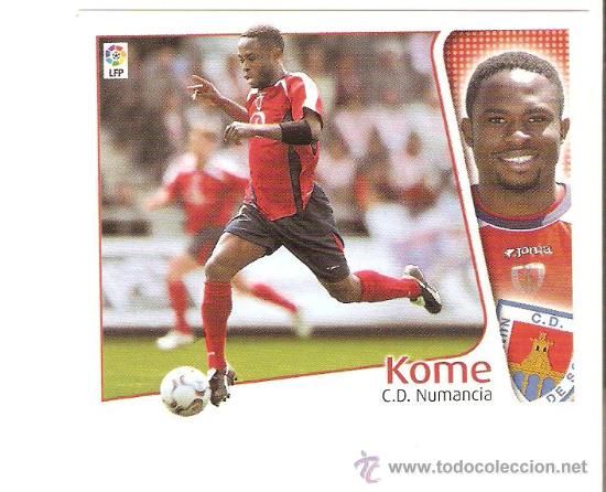 Cromos de f&uacute;tbol: EDICIONES ESTE 2004-2005 KOME (NUMANCIA) BAJA - Foto 1