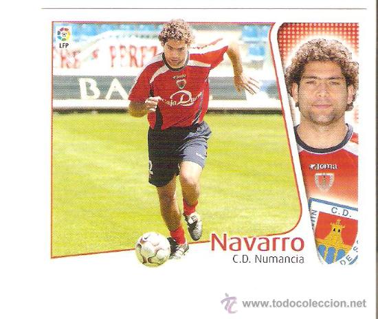 Cromos de f&uacute;tbol: EDICIONES ESTE 2004-2005 NAVARRO (NUMANCIA) BAJA - Foto 1