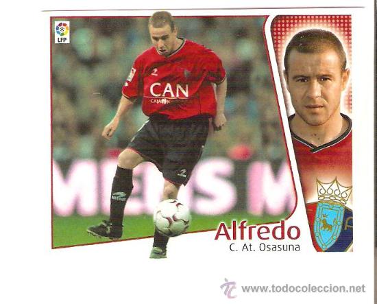 Cromos de f&uacute;tbol: EDICIONES ESTE 2004-2005 ALFREDO (OSASUNA) BAJA - Foto 1