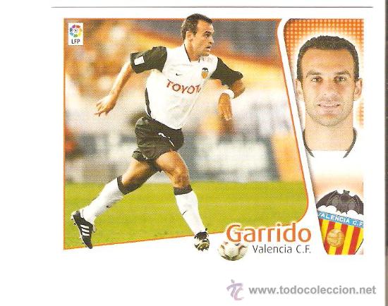Cromos de f&uacute;tbol: EDICIONES ESTE 2004-2005 GARRIDO (VALENCIA) BAJA - Foto 1