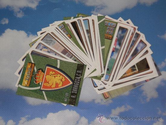 Cromos de f&uacute;tbol: LOTE DE 47 CROMOS LIGA 96/97 R. ZARAGOZA C.D . , MUNDICROMO SPORT .