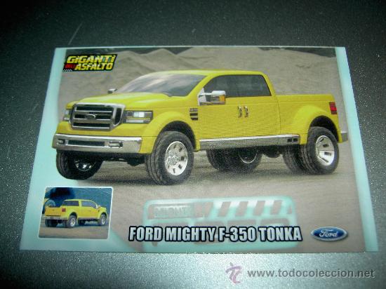 Cromos de f&uacute;tbol: CARD COCHE FORD MIGHTY F-350 TONKA N&ordm; 297 COLECCION DREAM CARS MUNDICROMO SPORT CROMOS