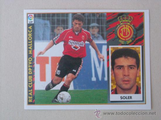 Cromos de f&uacute;tbol: ESTE 97-98  SOLER   MALLORCA 1997-1998  NUEVO - Foto 1