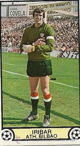 Figurine di Calcio: EDICIONES ESTE. NUEVO LIGA 79-80. IRIBAR-ATH BILBAO.
