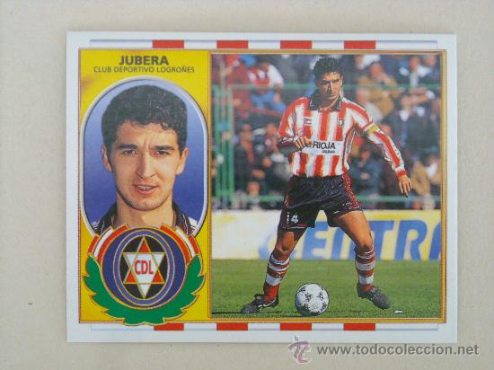 Cromos de f&uacute;tbol: ESTE 96-97   JUBERA   LOGRO&Ntilde;ES  1996-1997 NUEVO - Foto 1