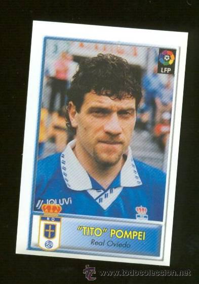 Cartes &agrave; collectionner de Football: CROMO DE FUTBOL LIGA 97-98 BOLLYCAO  N&ordm; 247 TITO PONPEI REAL OVIEDO