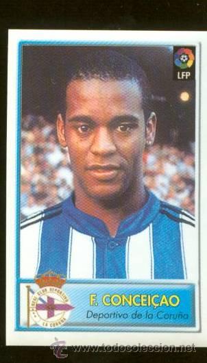 Fu&szlig;ball-Sticker: CROMO DE FUTBOL LIGA 97-98 BOLLYCAO  N&ordm; 63  F. CONCEICAO  DEPORTIVO DE LA CORU&Ntilde;A  ADHESIVO