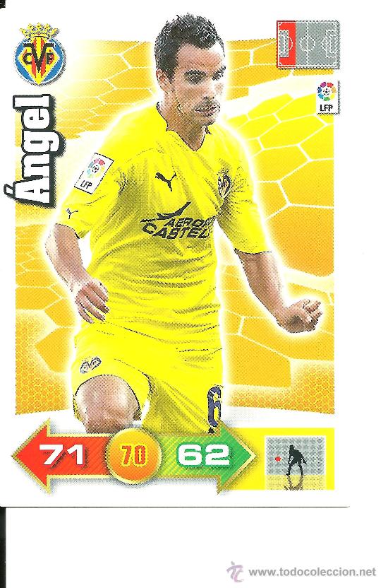 Cromos de f&uacute;tbol: ADRENALYN 2010-2011 PANINI - ANGEL (VILLARREAL) - Foto 1