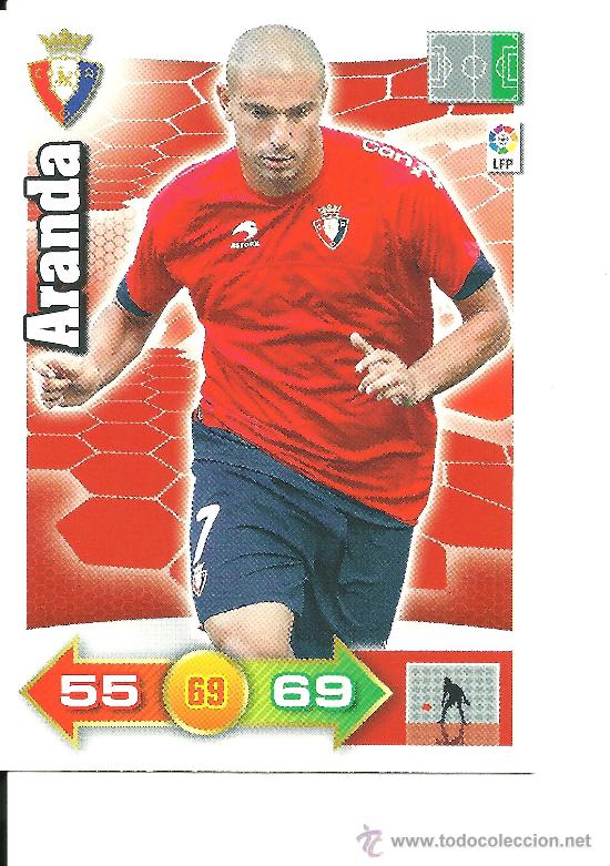 Cromos de f&uacute;tbol: ADRENALYN 2010-2011 PANINI - ARANDA (OSASUNA) - Foto 1