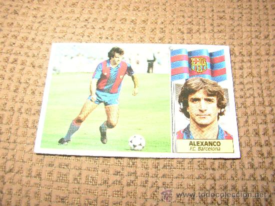 Cromos de f&uacute;tbol: Liga 86-87 ALEXANCO