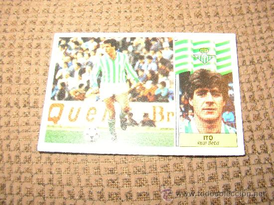 Cromos de f&uacute;tbol: Liga 86-87 ITO - Foto 1