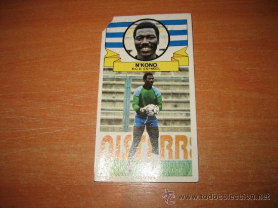 Football Stickers: CROMO LIGA 1985-86  EDICIONES ESTE .-N`KONO R.C.D.ESPA&Ntilde;OL