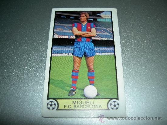 Liga 85-86. Migueli (F. C. Barcelona). Ediciones Este. - El Sitio De