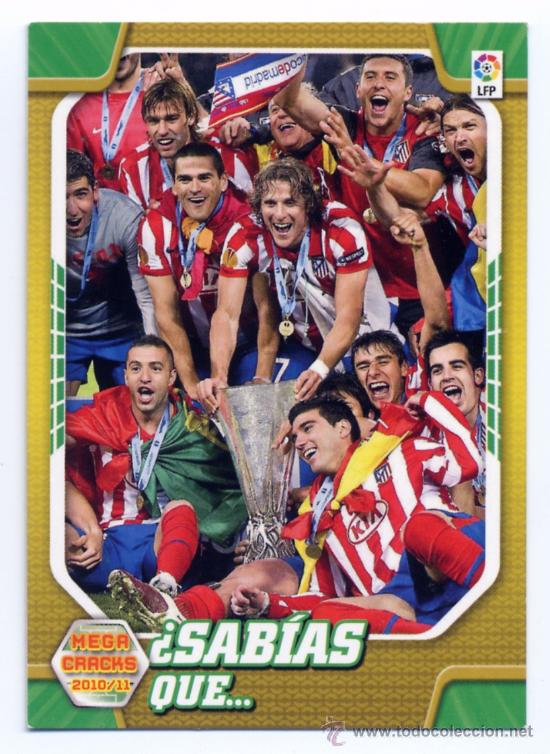 Figurine di Calcio: MEGACRACKS PANINI LIGA 2010-2011: FICHA N&ordm; 410 - &iquest;SABIAS QUE...