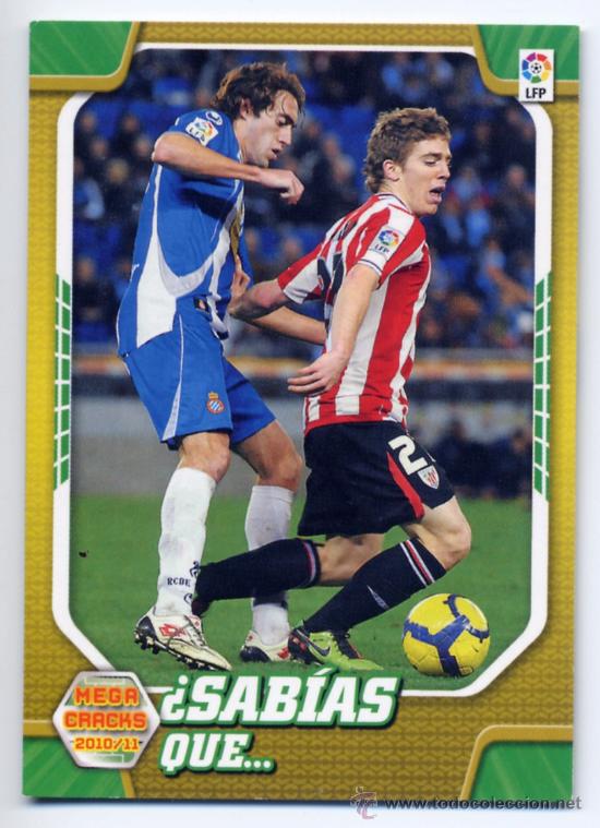 Cromos de F&uacute;tbol: MEGACRACKS PANINI LIGA 2010-2011: FICHA N&ordm; 414 - &iquest;SABIAS QUE...