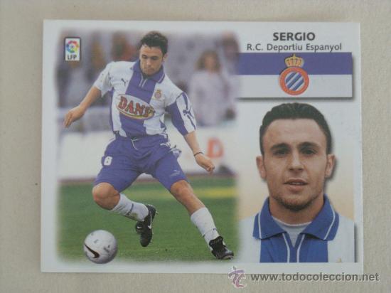 Cromos de f&uacute;tbol: ESTE 99-00  SERGIO  ESPANYOL  1999-2000 NUEVO - Foto 1