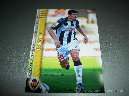 Cromos de f&uacute;tbol: 842 CESAR CASTELLON CROMOS ALBUM MUNDICROMO FICHAS LIGA FUTBOL QUIZ GAME 2009 2010 09 10