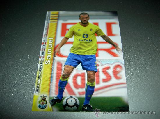 Cromos de F&uacute;tbol: 1078 SAMUEL LAS PALMAS CROMOS ALBUM MUNDICROMO FICHAS LIGA QUIZ GAME 2009 2010 09 10