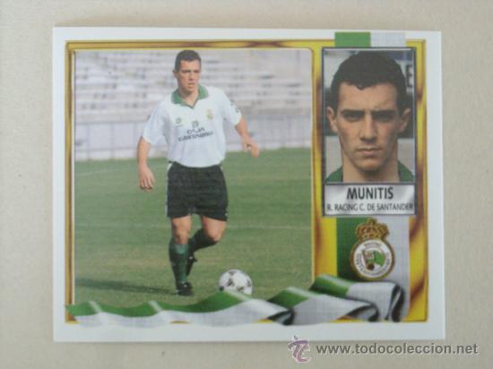 Cromos de f&uacute;tbol: ESTE 95-96  MUNITIS  RACING SANTANDER  1995-1996  NUEVO - Foto 1
