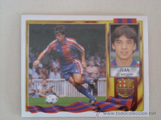 Cromos de f&uacute;tbol: ESTE 95-96 IVAN BARCELONA 1995-1996 NUEVO - Foto 1