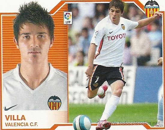 Cromos de Futebol: ESTE NUEVO LIGA 07-08, VALENCIA C.F.-VILLA