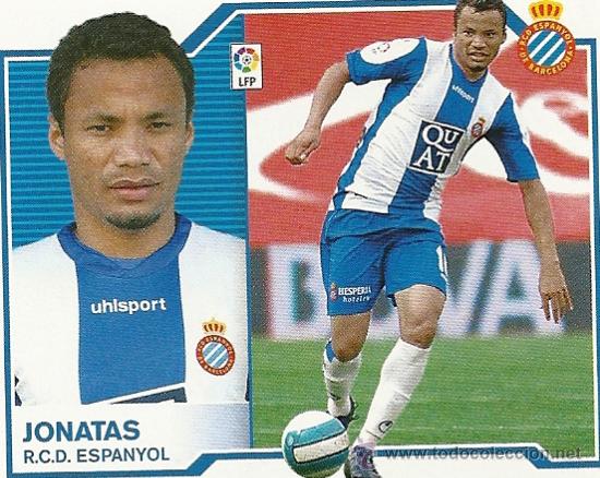 este nuevo 07-08, r.c.d.espanyol-jonatas. - Collectible football stickers on todocoleccion