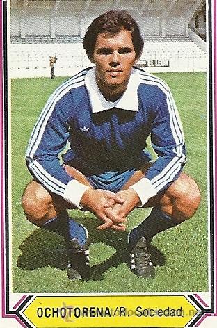 Fu&szlig;ball-Sticker: EDICIONES ESTE. LIGA 80-81. NUEVO. REAL SOCIEDAD-OCHOTORENA.