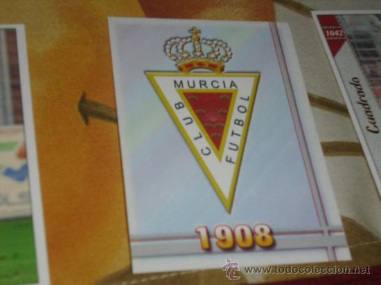 Fu&szlig;ball-Sticker: LA FICHA DE LA LIGA 2007 MUNDICROMO FUTBOL MURCIA N&ordm; 565 ESCUDO
