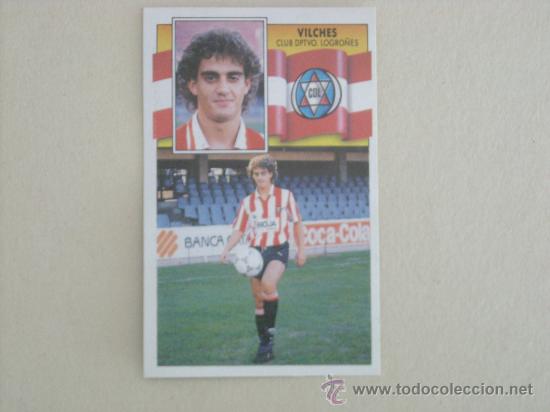 Cromos de f&uacute;tbol: ESTE 90-91 VILCHES LOGRO&Ntilde;ES 1990-1991 NUEVO - Foto 1