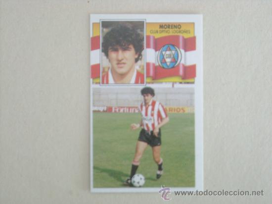 Cromos de f&uacute;tbol: ESTE 90-91 MORENO LOGRO&Ntilde;ES 1990-1991 NUEVO - Foto 1