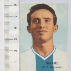 Cromos de Fútbol: CROMO DE FUTBOL DEL JUGADOR NAVARRO HERCULES F.C.VALICANTE ALBUM LIGA 66/67 1ª DIVISION