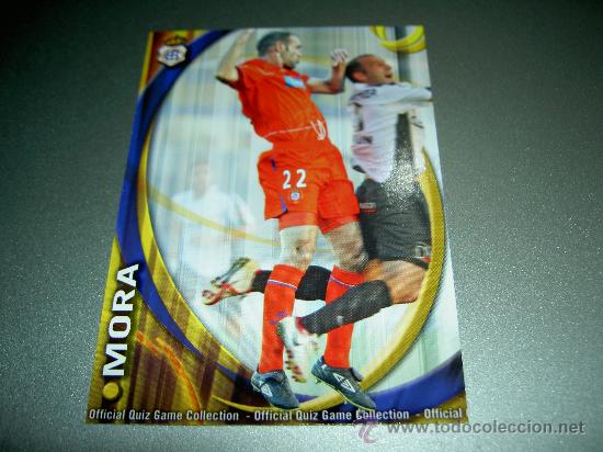 Fu&szlig;ball-Sticker: 885 MORA RECREATIVO HUELVA CROMOS ALBUM MUNDICROMO FICHAS LIGA QUIZ GAME 2010-2011 10-11