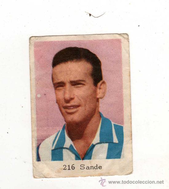 Cromos de f&uacute;tbol: MALAGA - NUM 216 SANDE - Foto 1