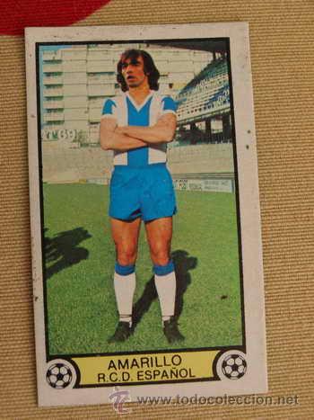 Cromos de f&uacute;tbol: ESTE 1979-80 79-80 AMARILLO ESPA&Ntilde;OL - Foto 1