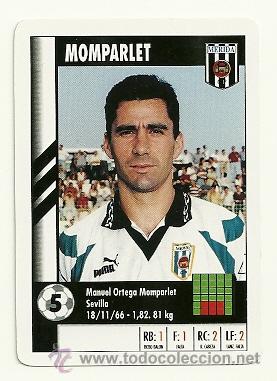 Cromos de f&uacute;tbol: CARRTA SUPERGOL MARCA 1995 -            MOMPARLET (MERIDA) - Foto 1