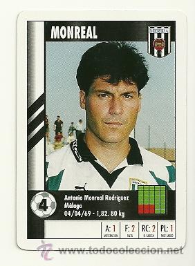 Cromos de f&uacute;tbol: CARTA SUPERGOL MARCA 1995 -              MONREAL (MERIDA) - Foto 1
