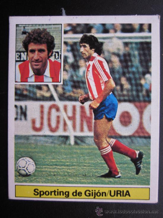 Cromos de f&uacute;tbol: SPORTING DE GIJON - ED. ESTE 1981-1982 81-82 - URIA - Foto 1