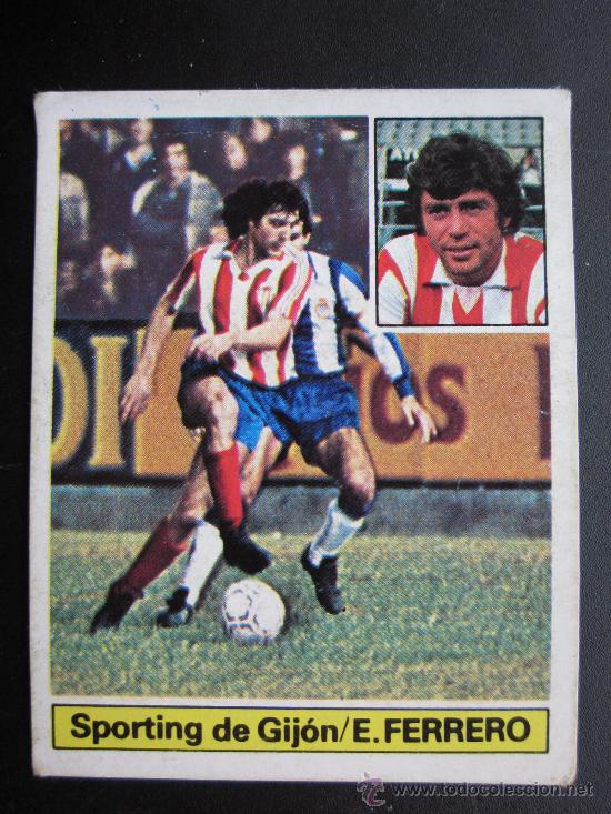 Cromos de f&uacute;tbol: SPORTING DE GIJON - ED. ESTE 1981-1982 81-82 - E. FERRERO - Foto 1