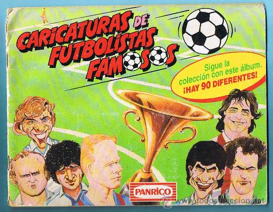 Cromos de F&uacute;tbol: LOTE DE CROMOS. CROMOS SUELTOS; 1,00 &euro;. CARICATURAS DE FUTBOLISTAS FAMOSOS. BOLLYCAO PANRICO, 1990.