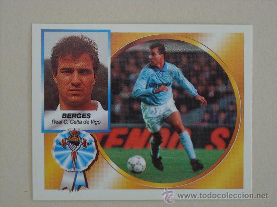 Cromos de f&uacute;tbol: ESTE 94-95   BERGES   CELTA  1994-1995 NUEVO - Foto 1