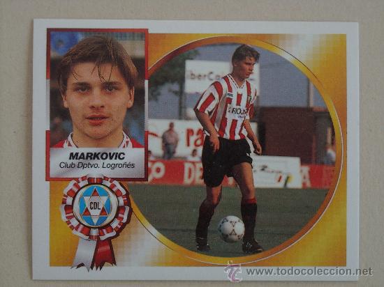 Cromos de f&uacute;tbol: ESTE 94-95   MARKOVIC   LOGRO&Ntilde;ES  1994-1995 NUEVO - Foto 1