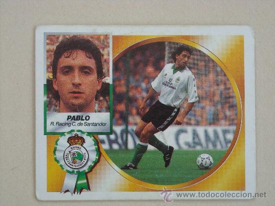 Cromos de f&uacute;tbol: ESTE 94-95  PABLO   RACING SANTANDER  1994-1995 - Foto 1