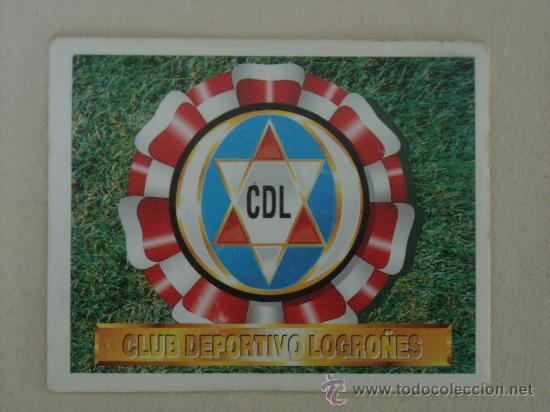 Cromos de f&uacute;tbol: ESTE 94-95  ESCUDO   LOGRO&Ntilde;ES  1994-1995 - Foto 1