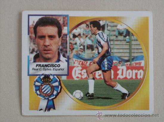 Cromos de f&uacute;tbol: ESTE 94-95  FRANCISCO   ESPA&Ntilde;OL  1994-1995 - Foto 1