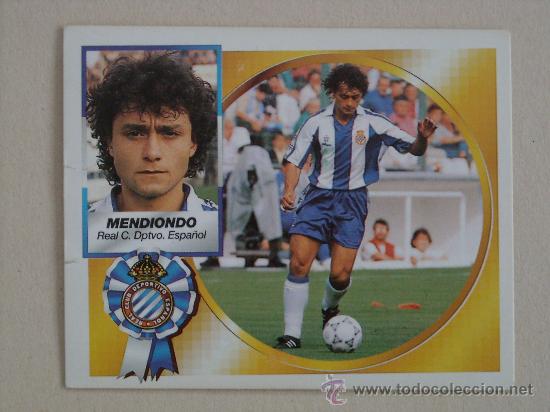 Cromos de f&uacute;tbol: ESTE 94-95  MENDIONDO   ESPA&Ntilde;OL  1994-1995 - Foto 1